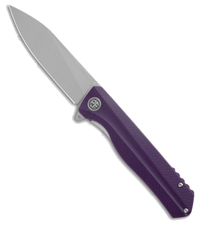 Petrified Fish Purple G10 Forward Liner Lock Knife D2 Steel product image