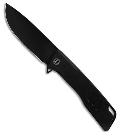 Petrified Fish Loco Black G-10 Liner Lock Knife PFB-02 DDW