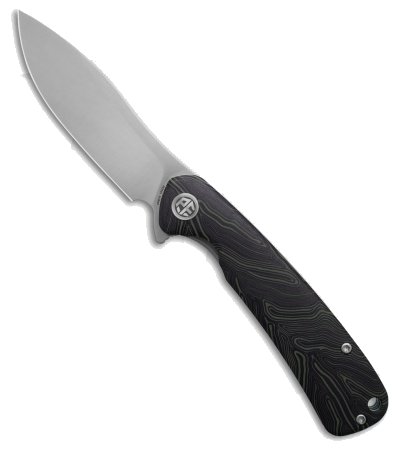 Petrified Fish Rogue Black Green Knife product image