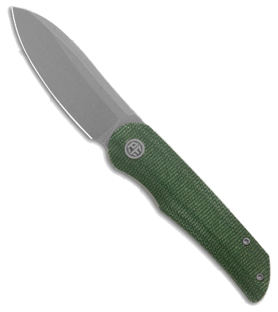 product image for Petrified Fish El Camino Liner Lock Knife Green Micarta 3 5 SW N 690