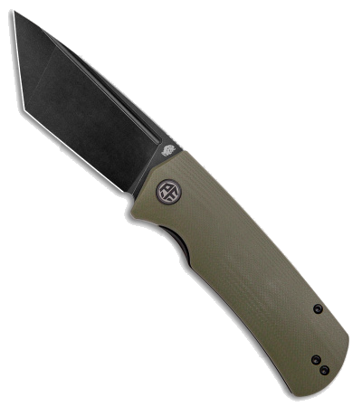 Petrified Fish Beluga Black K110 Steel Liner Lock Knife product image