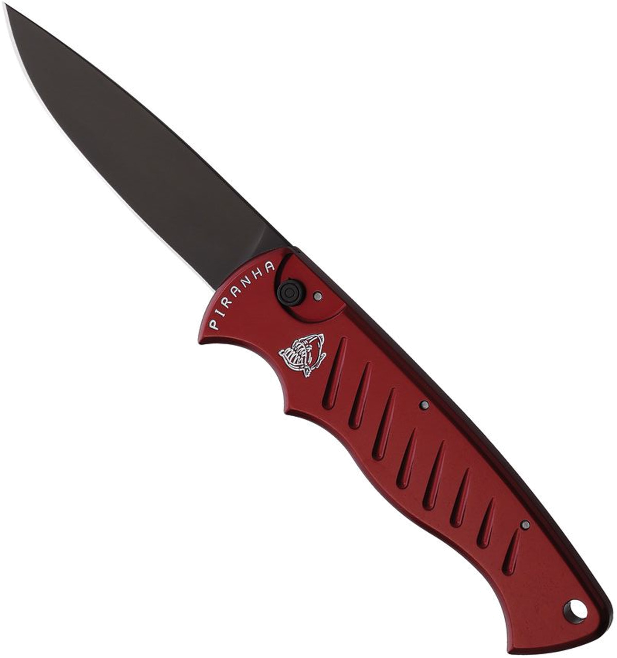Piranha P12 Prowler Stonewashed 154 CM Automatic Knife KnifeGeek