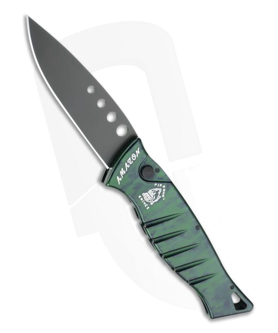 product image for Piranha Amazon P 3 Green 154CM Automatic Knife