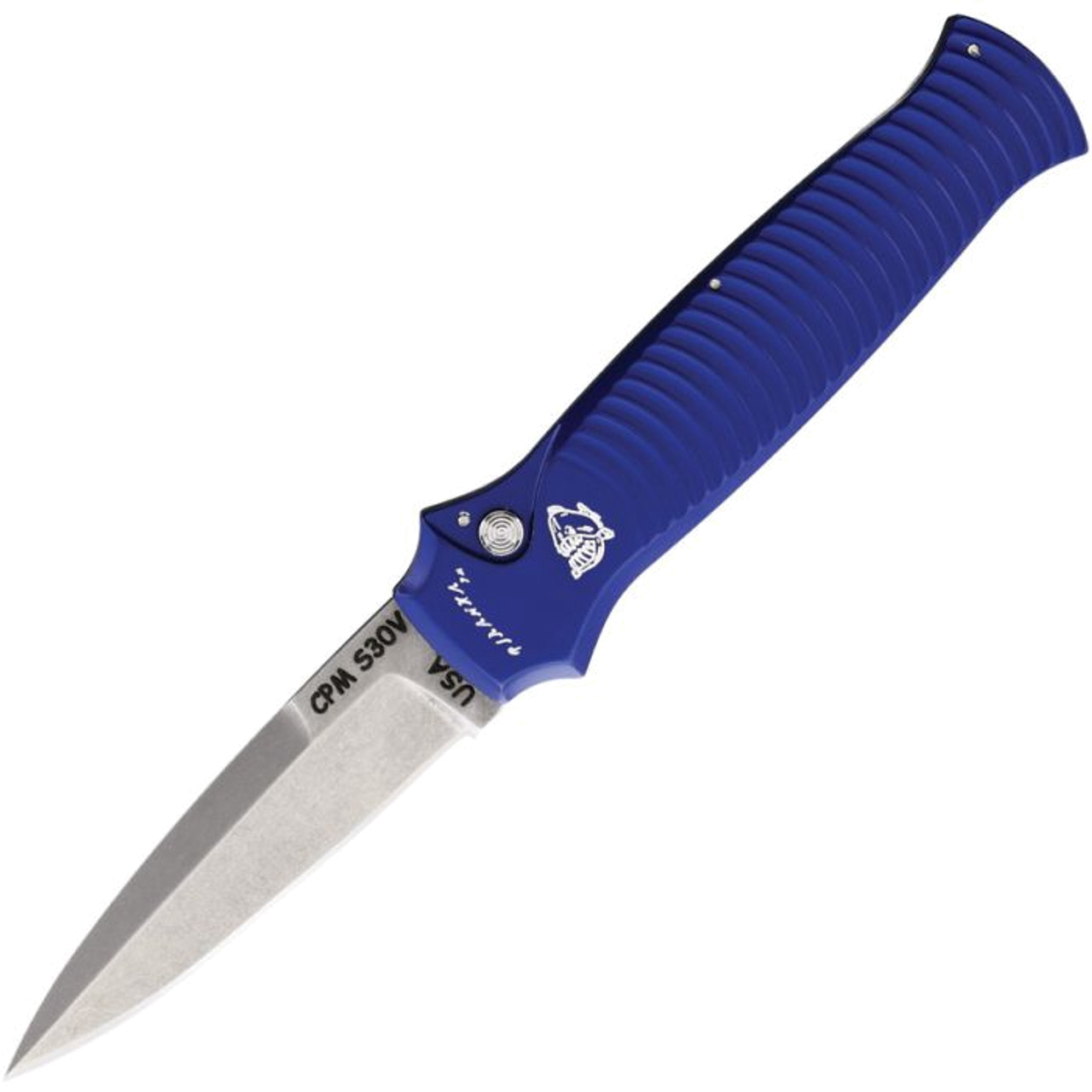 product image for Piranha Bodyguard Red 3.3" CPM-S30V Automatic Knife
