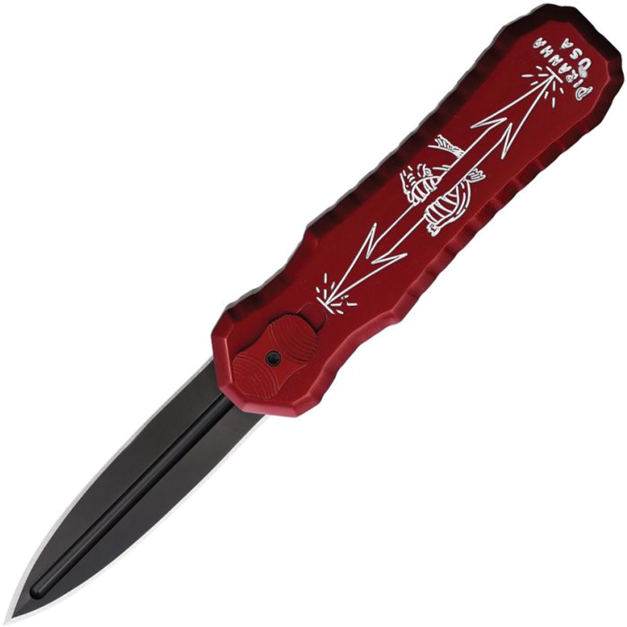 product image for Piranha Excalibur Red OTF Knife