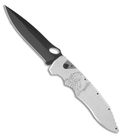 product image for Piranha Predator Automatic Knife Silver Aluminum Handle CPM-S30V Blade