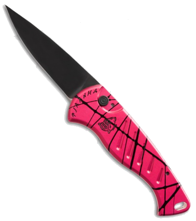 Piranha Fingerling Hot Pink Automatic Knife product image