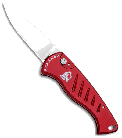 Piranha Fingerling Red Automatic Knife