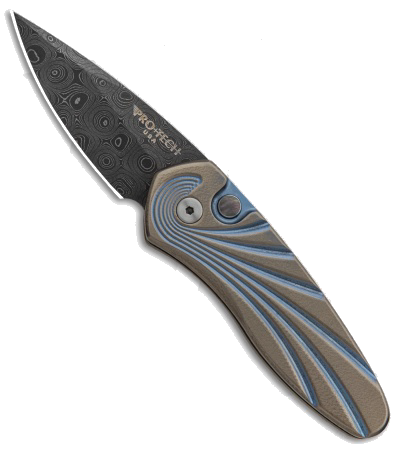 Pro-Tech Sprint Automatic Knife CPM S35VN Bronzed Ti 2950 DAM