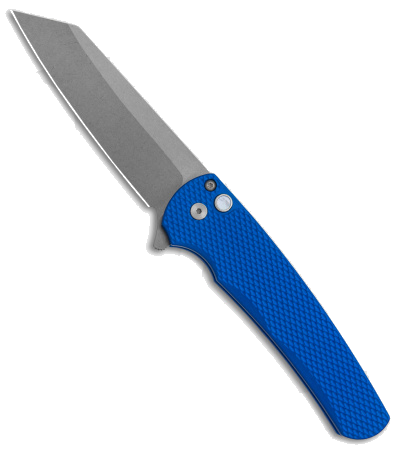 Pro-Tech Malibu Blue Aluminum CPM 20CV Blade Knife