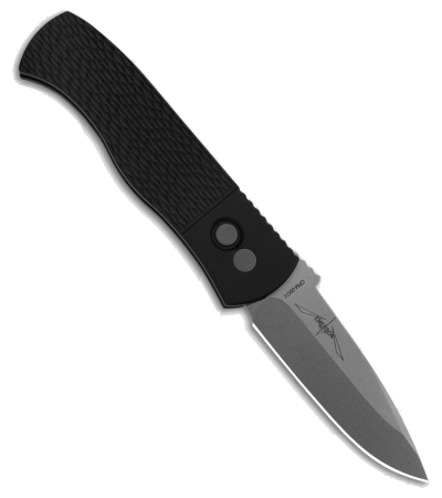 Pro-Tech Emerson CQC-7 Auto Knife Black Aluminum 3.25" Stonewash product image