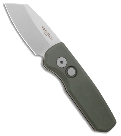 product image for Pro Tech Runt 5 Reverse Tanto Magna Cut Automatic Knife Dark Green 1 9 SW