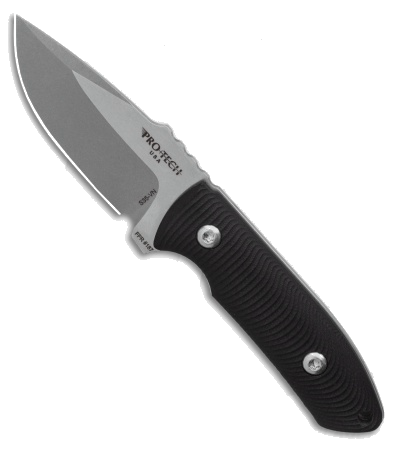 Pro-Tech SBR Fixed Blade Black Knife G10 Handle Satin Blade with Kydex Sheath product image