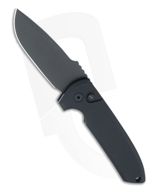 Protech LG 303 Black Les George Rockeye Operator DLC S35VN Automatic Knife product image