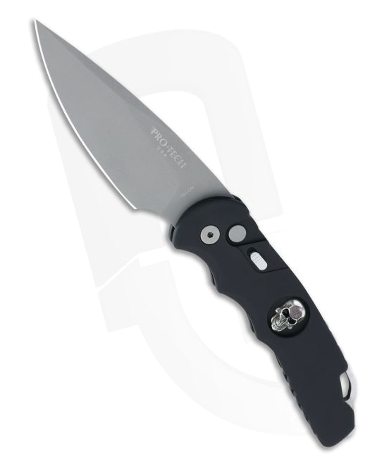 Protech TR-4 Tactical Response Black Aluminum Automatic Knife