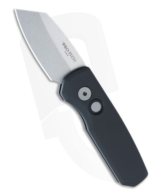 Protech Runt 5 Black Aluminum Automatic Knife Magna Cut R 5401