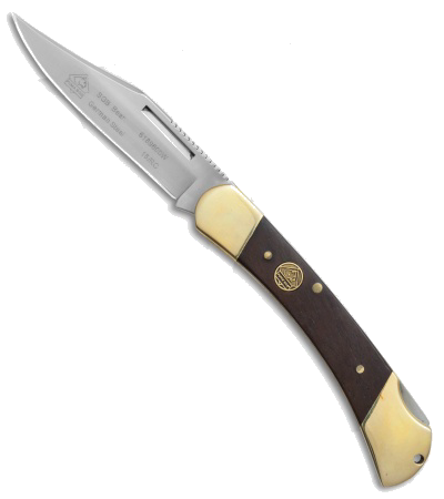 product image for Puma SGB Bear Lockback Pocket Knife Brown Jacaranda Wood 6169600W