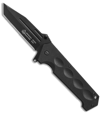 product image for Puma SGB Blackcat 45 Tanto Black G-10 Spring Assisted Knife