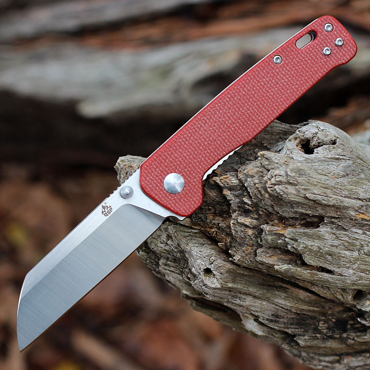 QSP-Knife Penguin QS130D Red Micarta product image