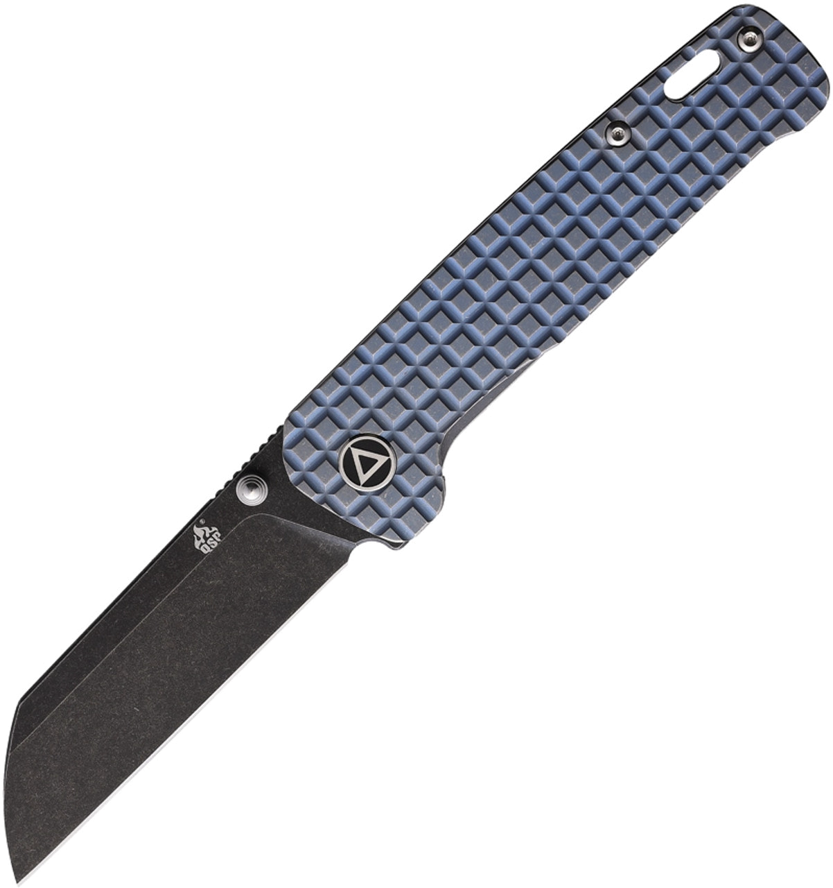 product image for QSP-Knife Penguin QS130 Blue Titanium 3 154CM