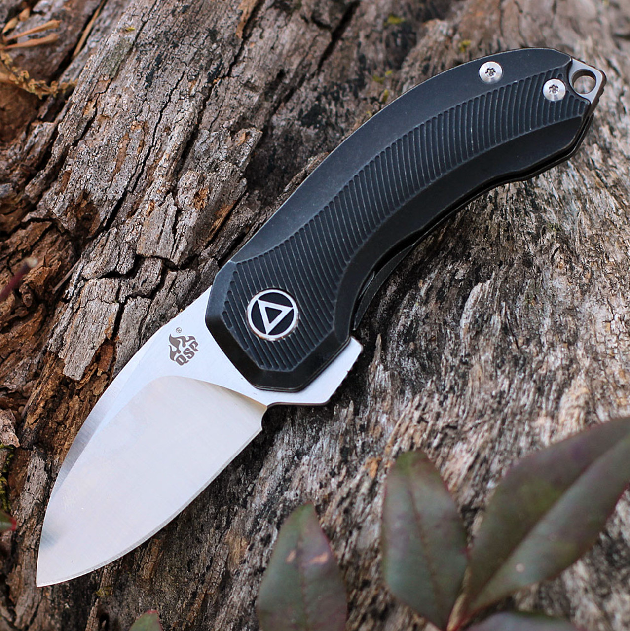 product image for QSP Knife QS 138 B Black Titanium Folding Knife