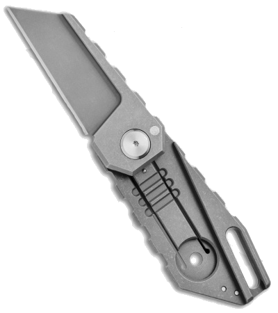 product image for Quartermaster ALF-6 Yoda Titanium Frame Lock Knife Stonewash