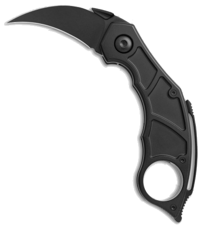 product image for Quartermaster QSE-14 LT Murtaugh Titanium Karambit Frame Lock Knife - Limo Tint