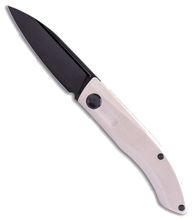 product image for Real Steel Stella EDC Urban Slip Joint Knife Lux White G 10 3 Black RS 7041 Z 3