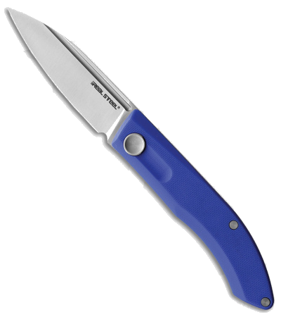 Real Steel Stella EDC Urban Slip Joint Knife Blue G 10 3 Satin product image