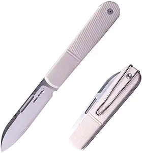 product image for Real Steel Barlow RB 5 Slip Joint Pocket Knife Ivory G-10 Handle