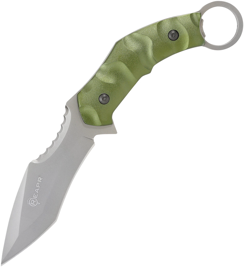 product image for Reapr Slamr Green Fixed Blade 4.75" 420 Stainless Model [Model Number]
