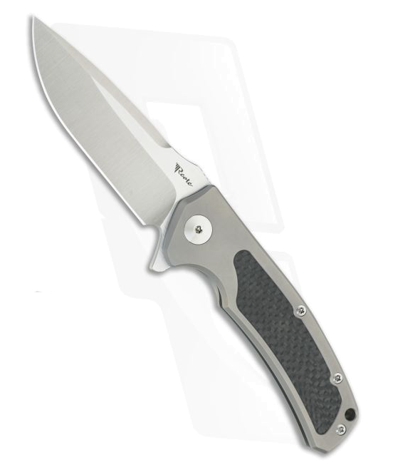 Reate Knives Mini Horizon D Titanium M390 Frame Lock Flipper