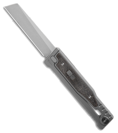 Reate EXO Gravity Knife Black Micarta Titanium Stonewash
