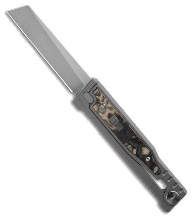 Reate EXO OG Gravity Knife Titanium Burl Camo Micarta Stonewash product image