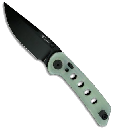 Reate PL-XT Black Micarta G-10 Nitro V Drop Point Pivot Lock Knife product image