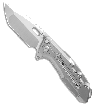 Reate T1000 Titanium Frame Lock Button Lock Knife CPM 3V Tanto Blade product image