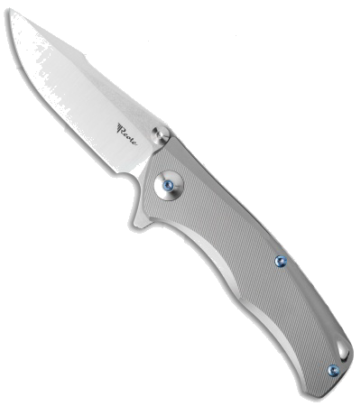 product image for Reate Knives Torrent Titanium Frame Lock Knife RWL-34 Satin/Stone Wash