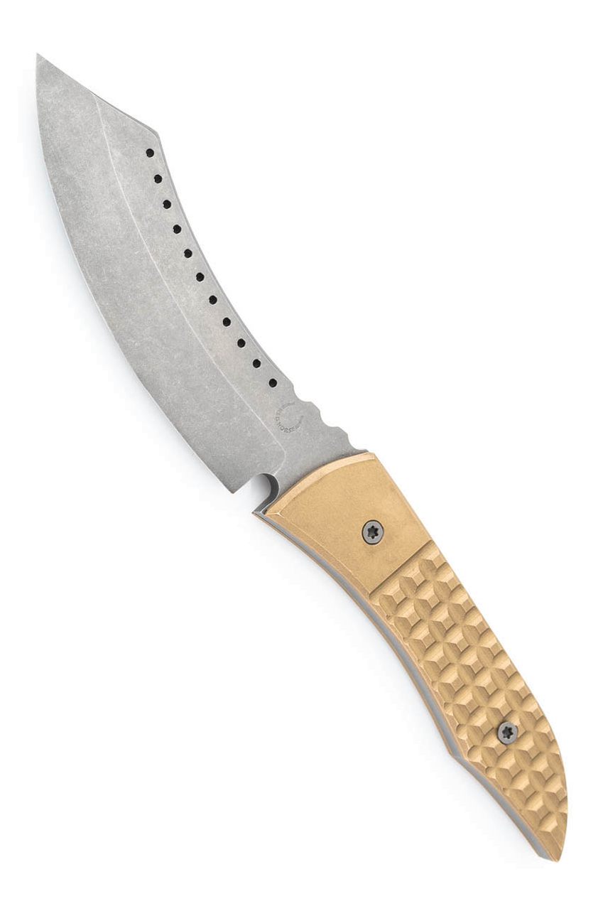 product image for Red-Horse Hell Razor Fixed Blade Brass