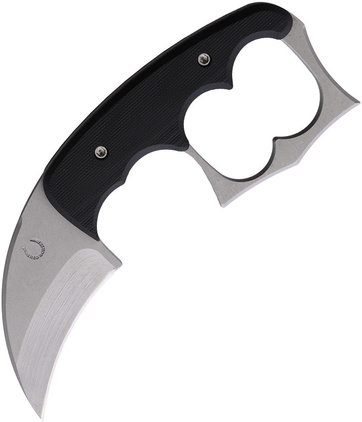 product image for Red Horse Knife Works Black The Malice Karambit 2.25 D2 Steel Blade G10 Handle