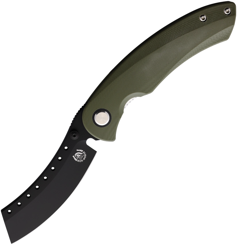 product image for Red Horse Knife Works Hell Razor OD Green G10 Linerlock 3.5" S35VN Blade