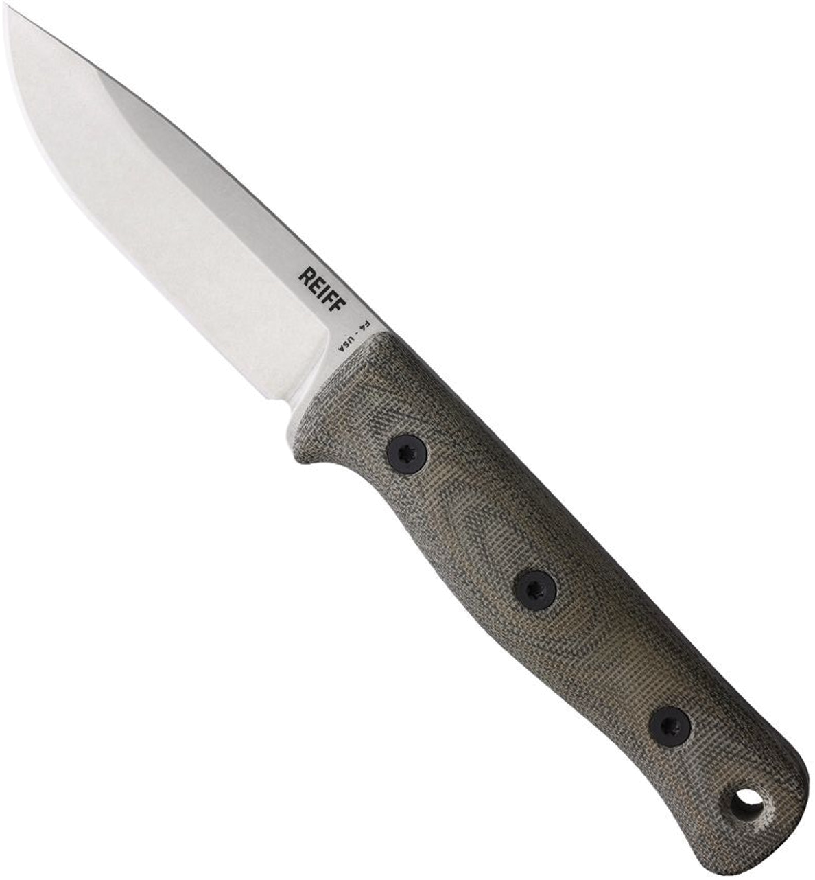 product image for Reiff REKF41122BCBLKR Black F4 Bushcraft Knife