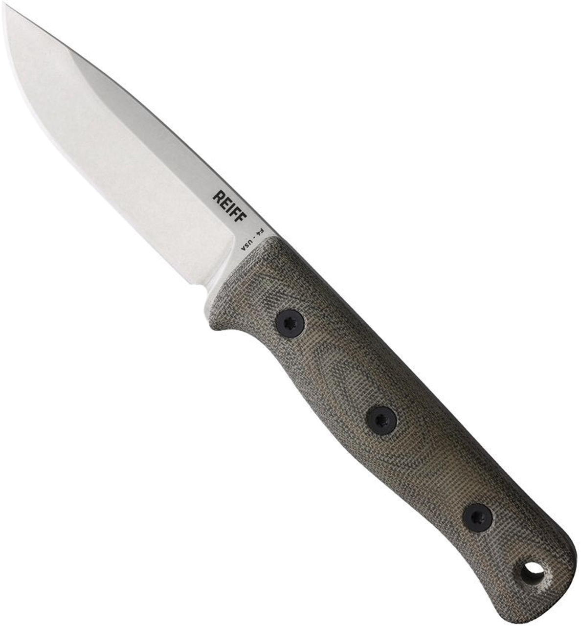 product image for Reiff REKF41122BCBRCR Green F4 Bushcraft Knife