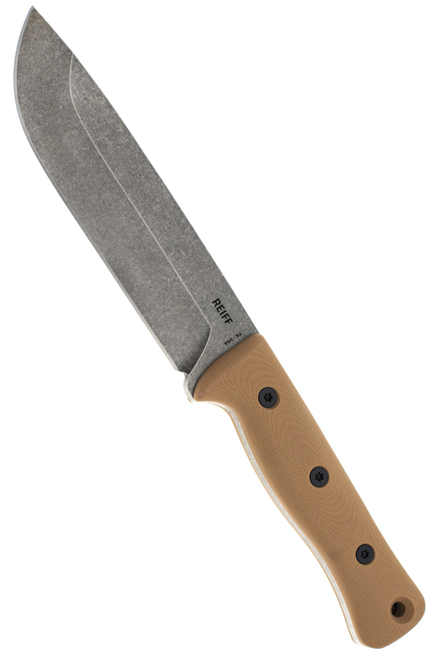 product image for Reiff F6 Leuku CPM®3V Coyote Tan G10 Survival Knife