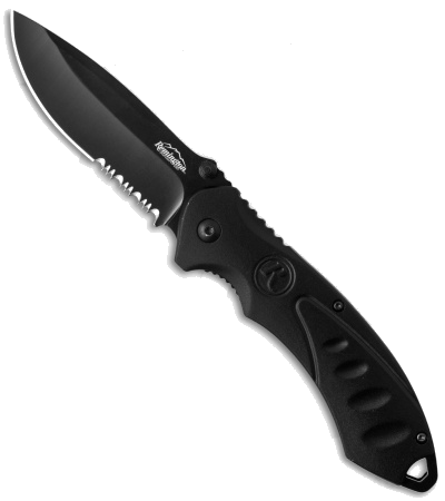 product image for Remington Sportsman FAST 2.0 Black Spring Assisted Knife 440 Stainless Steel Serrated Blade