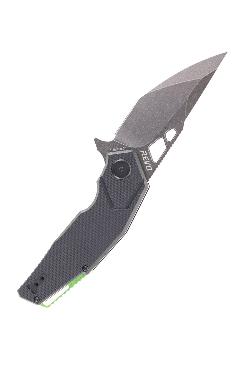 product image for Revo Berserk V2 Black G10 Handle Folding Knife