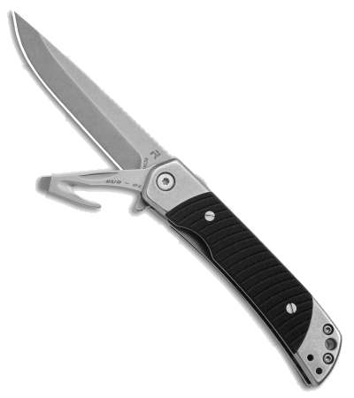 product image for REVO Duo Black G-10 Frame Lock Knife with Aux Cutter