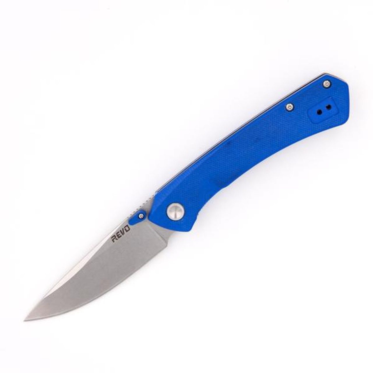 product image for Revo Warden Blue G10 Handle Folding Knife REVWARBLUE