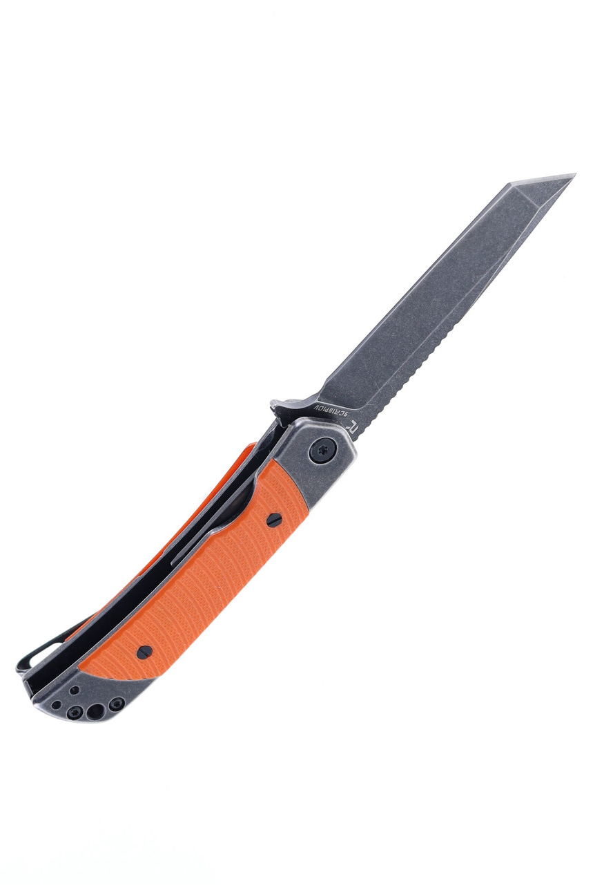 product image for Revo RJ1 Gray G10 Handle Fixed Blade Knife