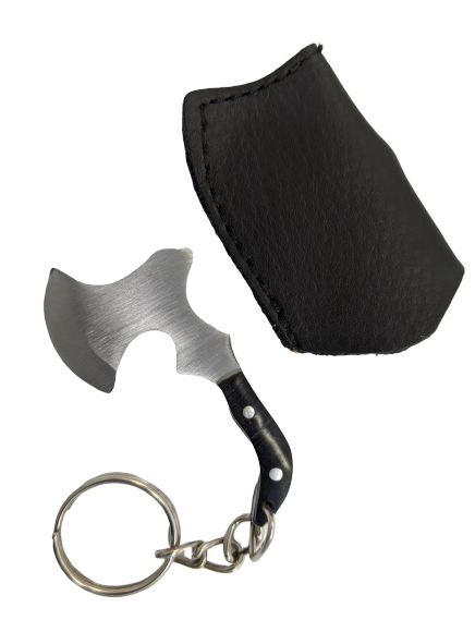product image for Rex Mini Key Chain Throwing Axe Black Handle PK 122
