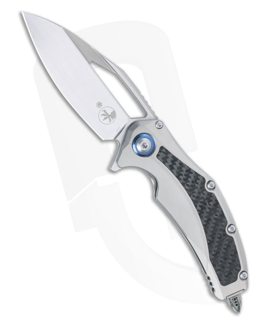 Rike-Knife Matrix Titanium Carbon Fiber M390 165C 4 CFITI